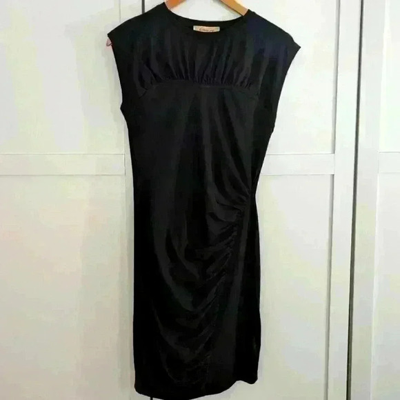 CIRCUS NY | Black Sleeveless Kendall Crewneck Bodycon Dress Size Small - Picture 3 of 7